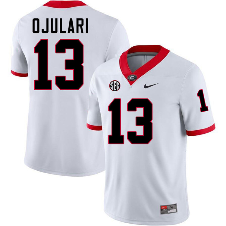 Azeez Ojulari Georgia Jersey,University Of Georgia Bulldogs Football Jersey,Uniforms,Gears-White